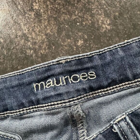 Maurice’s Women’s Jeans Size 0 Regular Cotton Blend Distressed Mid Rise Jeans - Picture 7 of 16